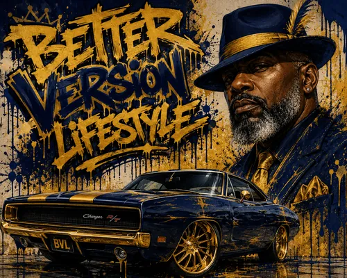 Better Version Lifestyle (Charger) graphic design by Coach Gizmo