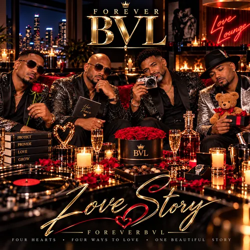 ForeverBVL: Love Story, album cover designed by Coach Gizmo